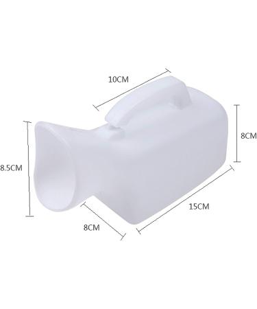 Men Urinal 1000ML Unisex Urinal with Lid Portable Emergency Male Female Pee for Travel Car Emergency Convenient and Practical Urinal - Buy Online on GoSupps.com