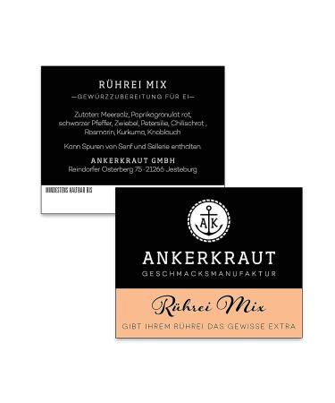 Ankerkraut Scrambled Egg Seasoning - Perfect for Omelettes & Vegan Dishes | 180g Bag - Enhance Your Cooking! - Buy Online on GoSupps.com