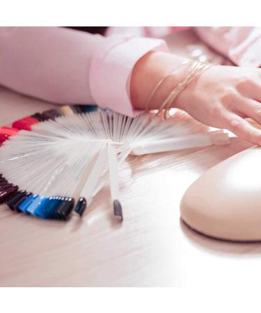 TRIXES Fan with 50 Nail Art Sticks | Fingernail Display for Practice & Showcase - Nail Tips for Artists - Buy Online on GoSupps.com