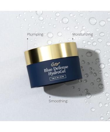City Beauty Blue Defense HydroGel - Hydrating Face Moisturizer with Hyaluronic Acid for Dark Spots & Wrinkles - Cruelty-Free Anti-Aging Skin Care Solution - Buy Online on GoSupps.com