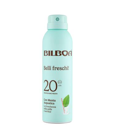 Bilboa Bilboa Belli Freschi c SPF 20 with aquatic mint freshness on the skin is served water resistant dermatologically tested 150 ml