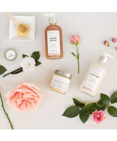 NATURE'S APOTHECARY Sicily Rose Lotion for Dry Skin | All-Natural Hypoallergenic Plant-Derived Moisturizer | Silky Hydration in Reusable Frosted Glass Bottle - Made in USA - Buy Online on GoSupps.com