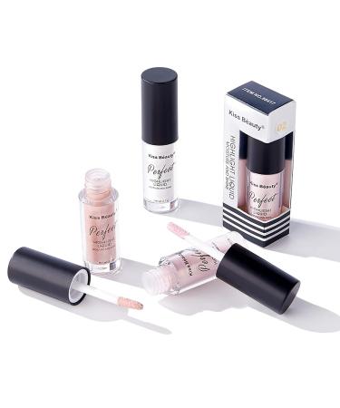 Liquid Highlighter Makeup - Glossy Bronzer for Face & Body | Luminizer Illuminator Concealer Foundation - 2.7ml - Buy Online on GoSupps.com