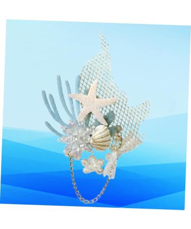 minkissy 1pc Wedding Tiara Bride Hair Clip Hair Barrette Crystal Headband Beach Party Hair Crystal Pearl Hair Clip Pearl Hair Clips Crystal Wedding Headband Artificial Miss Accessories - Buy Online on GoSupps.com