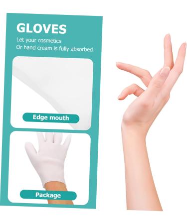 FRCOLOR 3 Pairs Moisturizing Gloves Cosmetics Fingerless Gloves Hydrating Gloves Mittens for Women Anti- Cracking Mitten Night Moisturizing Gloves Lotion Pink Sebs White Women's Hand Gel - Buy Online on GoSupps.com