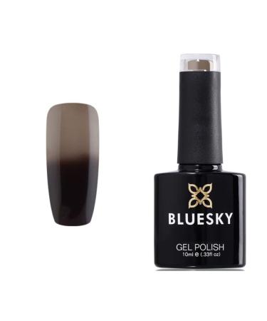 Bluesky BLACK BLACK WITH GLITTER Nail Gel Polish CHOOSE YOUR POPULAR BLACK UV LED Soak Off 10ml (BLACK TO GREY COLOR CHANGE TC20)