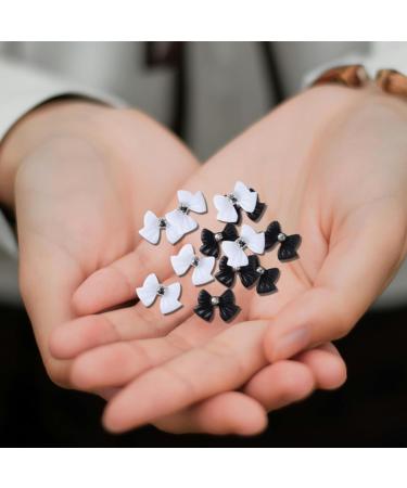 40x/Set Bowknot Nail Resin 3D Nails Art Nails Art Decoration Jewels Supplies For Nail Salons 40x/set 3d Nai Resin Bowknot Naills Art For Acrylic Nails White No. 1 - Buy Online on GoSupps.com