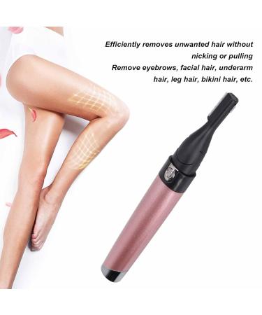 Buy Waterproof Electric Eyebrow Trimmer - Flexible Facial Hair Remover (Pink) | International Shipping - Buy Online on GoSupps.com