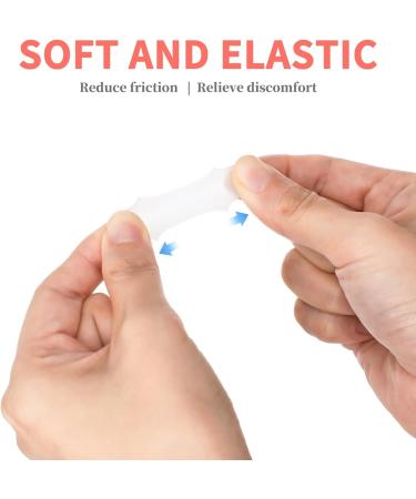 Rosenice Gel Toe Caps for Pain Relief - 5 Pairs (White) | Comfort & Support | International Shipping - Buy Online on GoSupps.com