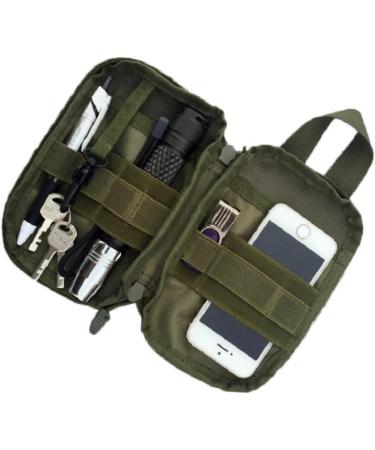 Clispeed 3ST Emergency Pocket Survival Bag - Empty First Aid & Medication Storage (3pcs) - Travel Medical Care Bag 17x11cm in Army Green - Buy Online on GoSupps.com