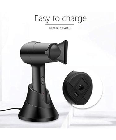 Cordless Hairdryer Rechargeable Wireless Hair Dryer W/Charging Base Hot & Cold Air Blow Dryer for Blowing Hair/Painting Drying/Pet Care Hilarious123 - Buy Online on GoSupps.com