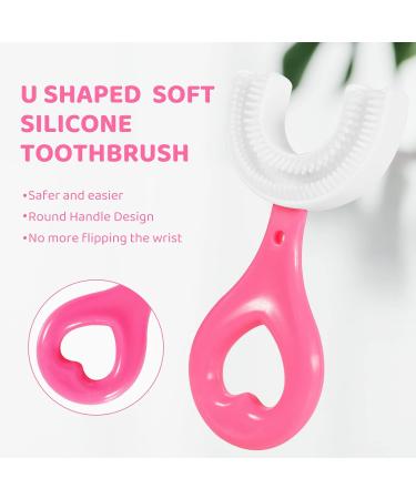 Kids U-Shaped Toothbrush - Soft Silicone 360 Cleaning Design for Ages 2-6 | Toddler Oral Care - Buy Online on GoSupps.com