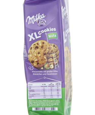  Mondelez International Milka Kekse Pack of 3 XL biscuits with chocolate and hazelnut drops 184 g - Buy Online on GoSupps.com