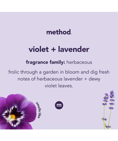 Method Liquid Hand Soap Refill Biodegradable Formula Reloads Gel Hand Wash Bottle Violet + Lavender Scent 1 Liter - Buy Online on GoSupps.com