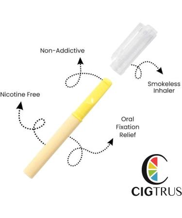 Cigtrus TobaccoFree NicotineFree Smokeless Air Inhaler NonElectric Oral fixation device Habit replacement breathing stick 3 pieces red - Buy Online on GoSupps.com