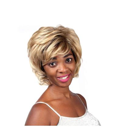 Short Light Curly Wigs for Women - Fluffy Blonde Heat-Resistant Wig with Wig Cap | Natural Looking Hairstyles - Buy Online on GoSupps.com