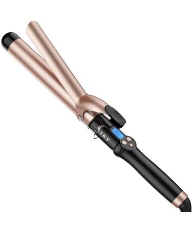 1 1/4 Inch Extra Long Barrel Curling Iron  Ceramic Tourmaline Curling Wand Professional Dual Voltage