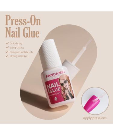 FANDAMEI Long Matte Press on Nails - 312 PCS Full Cover Coffin & Ballerina Nail Tips with Glue Rhinestones & Art Stickers - Perfect for International Shipping - Buy Online on GoSupps.com
