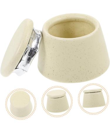 Housoutil Japanese Manicure Brush Cup Dappen Dish Nail Dish Cup Ceramic Dish for Acrylic Nails Nail Brush Dappen Cup with Lid Ceramic Nail Dish Ceramic Pot Ceramics With Cover - Buy Online on GoSupps.com
