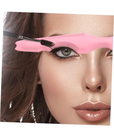 NOLITOY 3pcs Silicone Beauty Ruler Silicone Mascara Applicator Eyeliner Ruler Silicone Imprint Aluminum Foil 15X4.15CM Pink-2 - Buy Online on GoSupps.com