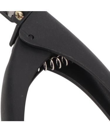 Nail Tip Cutter Stainless Steel DIY Portable False Nail Tip Clipper Adjustable for Round Nail(Black) - Buy Online on GoSupps.com