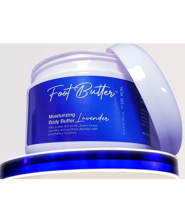 Dr. Ron Lavender & Vanilla Foot Butter - 8 oz Moisturizing Body Butter for Soft Smooth Feet | International Shipping Available - Buy Online on GoSupps.com