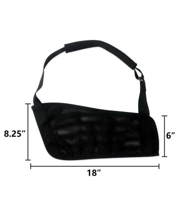 Shoulder Sling | Comfortable Shoulder Immobilizer Arm Support Brace | Arm Splint with Lightweight Design For Fracture Recovery Elbow Strain Shoulder Dislocation - Buy Online on GoSupps.com