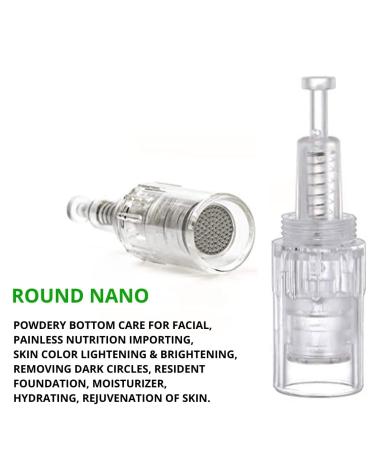 Dr. Pen Ultima M5 M7 Replacement Cartridges - 10 Pack Round Nano (0.25mm) Bayonet Slot Disposable Parts - Buy Online on GoSupps.com