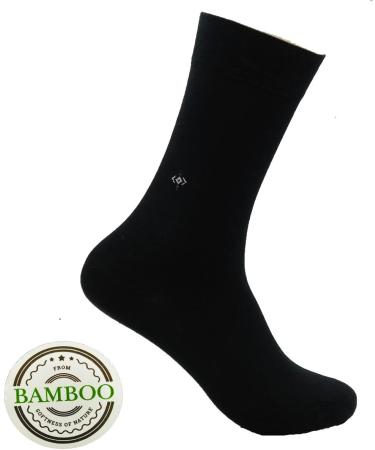 Diabetic Bamboo Socks for Men & Women | Soft & Comfortable | Made in Turkey | Improve Circulation for Diabetes, Varicose Veins & Maternity | 4 Pairs - Buy Online on GoSupps.com