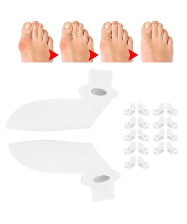 10 Pairs Hallux Valgus Toe Separators - Bunions Protector & Corrector for Pain Relief - Buy Online on GoSupps.com