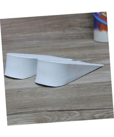 NOLITOY Invisible Heel Inserts - 8 Pairs Height Increasing Foam Cushions for Comfort and Support - Ideal for Students - White - Buy Online on GoSupps.com