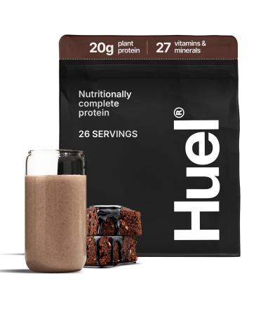 Huel Vegan Protein Powder | Chocolate Fudge Brownie | Complete Nutrition | 20g Protein Powder | 100% Plant-Based | 27 Vitamins & Minerals Gluten Free Non-GMO Lactose Free | 26 Servings Chocolate Fudge Brownie 26.6 Ounce