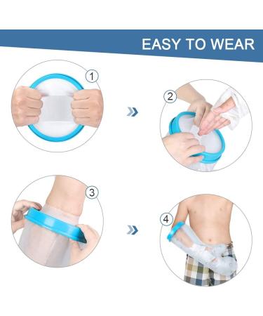 Kids Waterproof Arm Cast Cover - Protects Broken Arm, Wrist, Hand, Fingers - Watertight Seal for Shower - Fits Left or Right Arm - Buy Online on GoSupps.com