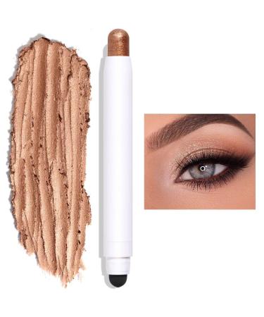 Double Head Eyeshadow Stick Matte Pearlescent Waterproof Long Lasting Shimmer Eye Shadow Pencil Makeup Texture Beauty (Color : 07)