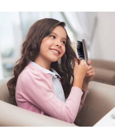 Joi-Fun 2 Pack Mini Travel Hairbrush Set for All Hair Types - Detangle with Ease, No Tears or Breakage - Black - Buy Online on GoSupps.com