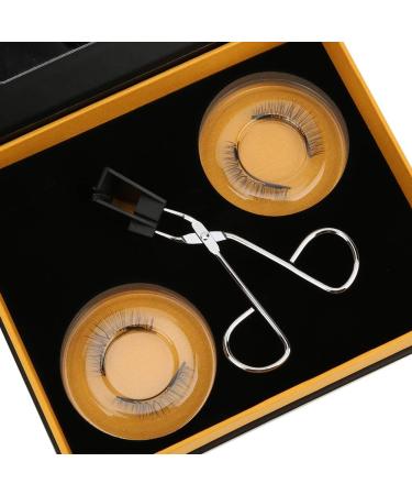 Magnetic eyelashes the best fake eyelash magnet kit reusable waterproof natural thick long-lasting eyelashes with 2 pairs beauty comestics - Buy Online on GoSupps.com