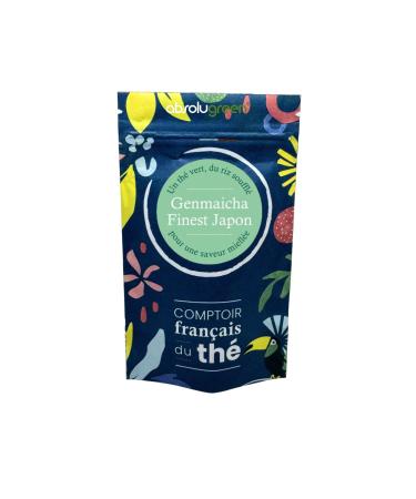 Th Vert Genmaicha Finest Japon - Comptoir Fran ais du Th - Th Vert riz souffl - Maison Fran aise - Th en vrac (80 GR)