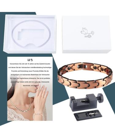 Buy Haqi Magnetic Hard Band Men s Bracelet - 3000 Gauss Stainless Steel for Carpal Tunnel Relief (7.9 inch) | International Shipping - Buy Online on GoSupps.com