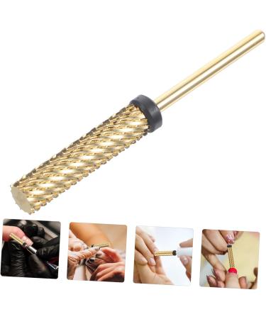 minkissy Drills Cuticle Drill Bits Manicure Supplies Acrylic Drill Bits Nail Tungsten Steel Accessories 0.56x0.56x5.05cm As Shown2 - Buy Online on GoSupps.com
