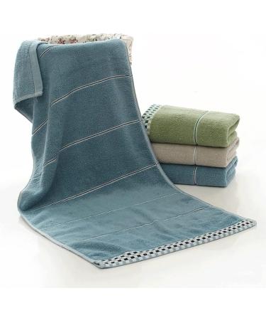 Cotton Letter Pattern Adult Washcloth Beach Sun Bath Towel - Portable & Absorbent | Gym Yoga Sports Towel - 1pc (Color A, Size 1pcs) - Buy Online on GoSupps.com