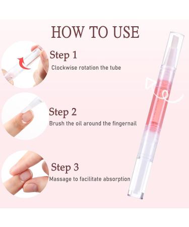 Rosarden Cuticle Oil Pen - 6 PCS Nail Care Set with Natural Ingredients for Revitalizing Gel Manicures and Pedicures - Mix Flavors for Nail Art Treatment - Buy Online on GoSupps.com