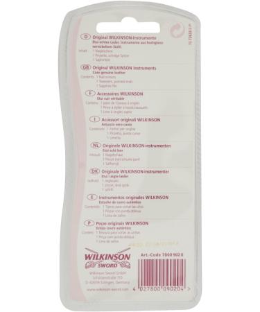 Wilkinson Sword 7000902B Tweezers / Nail Scissors / Nail File Set 3 Pieces - Buy Online on GoSupps.com