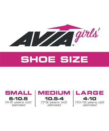 Avia Girls Athletic Performance Cushion Quarter Cut Ankle Socks (10 Pack) - Black Medium - Buy Online on GoSupps.com