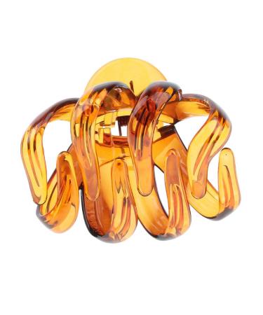 Fenteer Brown Octopus Hair Clip for Women | Stylish Hair Grabber Hairpin & Claw Clip Jewelry - Buy Online on GoSupps.com