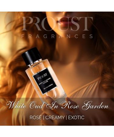 PROUST FRAGRANCES Premium White Oud in Rose Garden Perfume | For Men & Women (50 ml) | A Royal Scent for All Genders | Long Lasting Fragrance - Buy Online on GoSupps.com