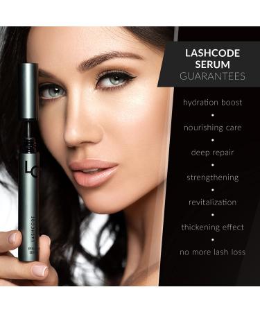 Eyelash Serum - Lashcode 5ml | Growth-Promoting Eyelash Enhancer for Longer Thicker Lashes - Buy Online on GoSupps.com