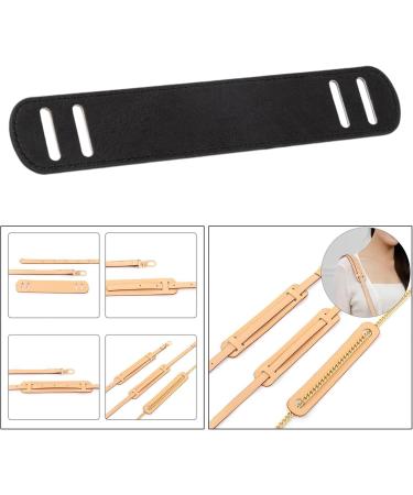 Qialexicon Leather Shoulder Strap Pad Shoulder Rest Replacement for Satchels Handbag Tote black L - Buy Online on GoSupps.com