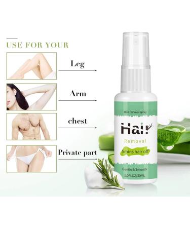  G n rique Hair Removal Spray - Hair Removal Spray for Women's Body Hair Moisturizing Hair Removal Spray for Arms Chest Back Legs Underarms and Private Areas - Buy Online on GoSupps.com