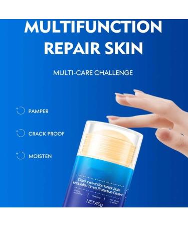  G n rique Foot Balm Anti-Drying Heel Cream Natural Moisturizing Formula Cracked Skin Repair Soothing Nourishment Care 40g Tube for Men Women Elbows Knees and More - Buy Online on GoSupps.com