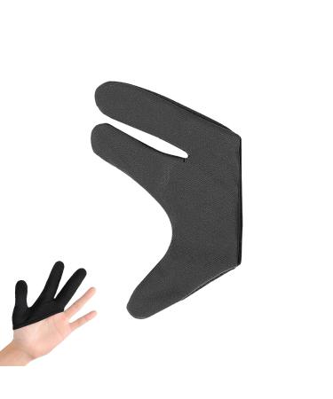 wiroouia Heat Resistant Gloves for Hair Styling Hair Dye Safe Curling Wand Gloves | Professional 3 Finger Design Mittens Protection Reusable Elastic for Hair Dryers left hand - Buy Online on GoSupps.com